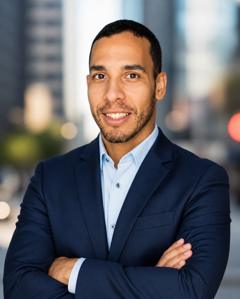 Portrait of Akhnaton Dias, principal of DIAS Advisory